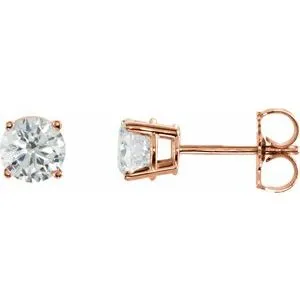 14K White 1/5 CTW Natural Diamond Stud Earrings