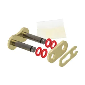 428HPO Chain Clip Link Gold/Black O-Ring JT (JT428HPOGBL)