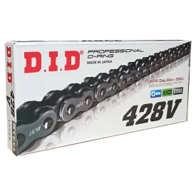 428V x 120FB FJ O'Ring DID chain w/clip link (428V120)