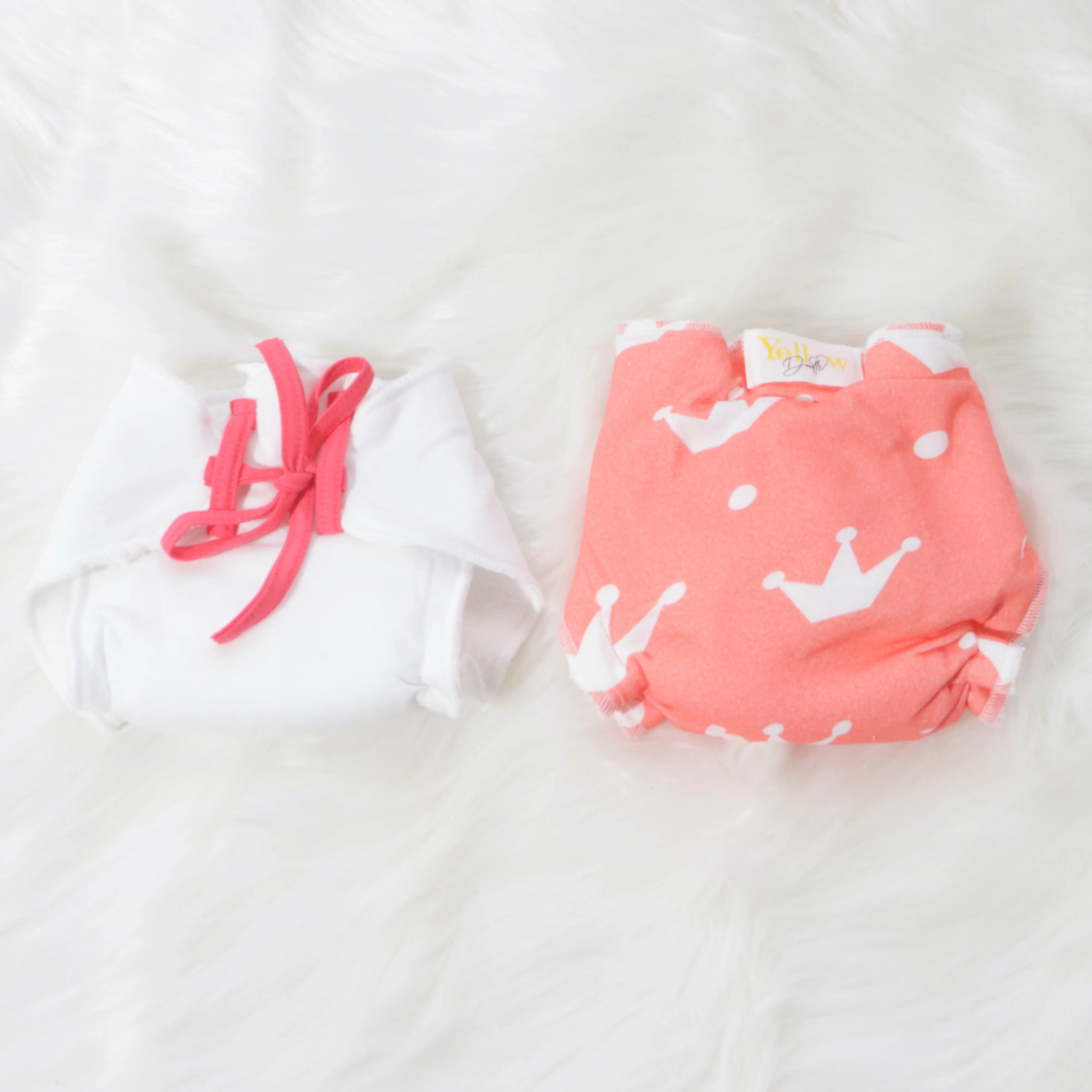 Crowns - Everyday Essentials Nappy & Vest (Set of 4)