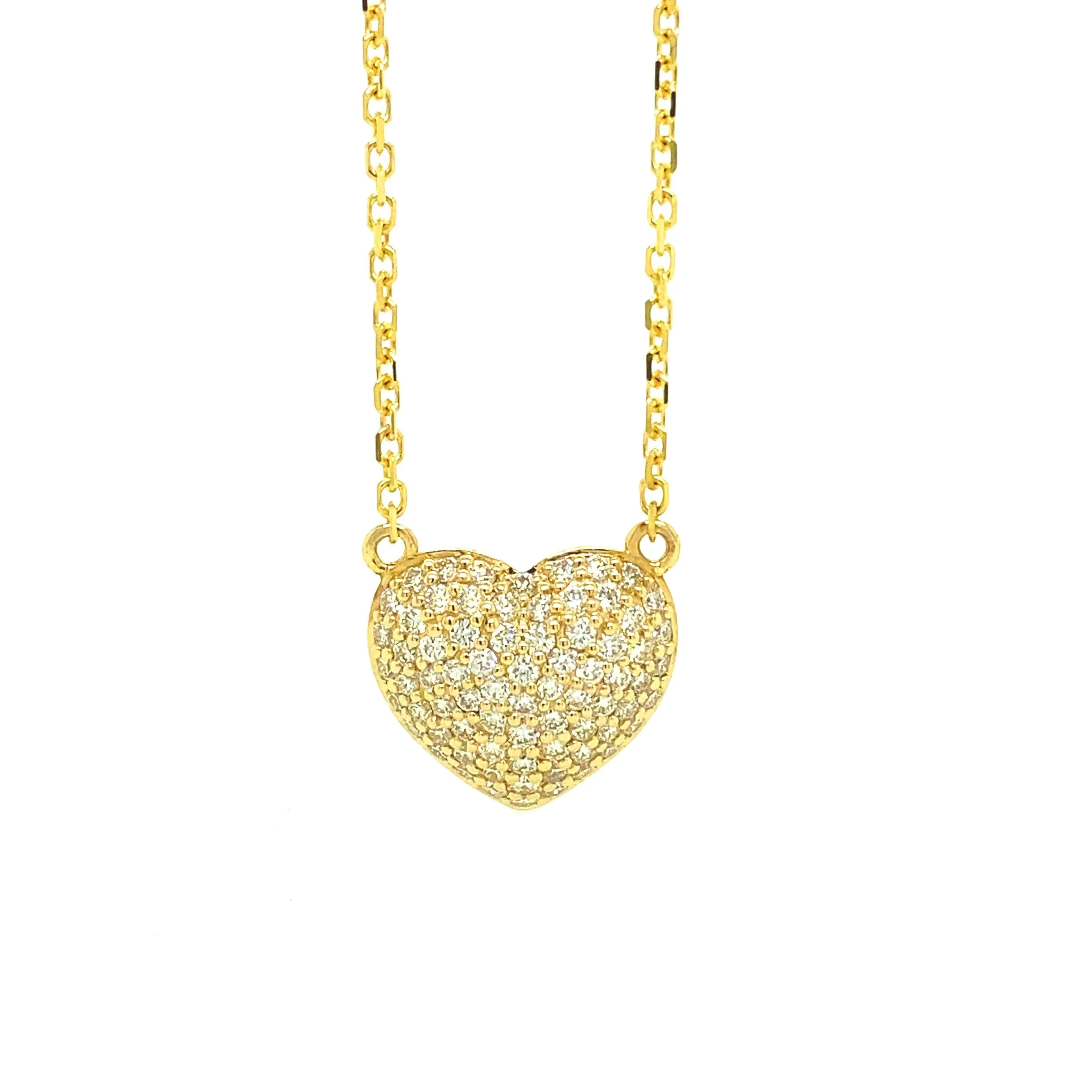 Diamond Heart Gold P011N