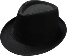 Fedora Hat Wide Brim Panama Cap Classic Floppy Warm Hat Winter Vintage Jazz Hat for Women & Men