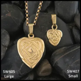 Gold Maggie's Heart Pendants