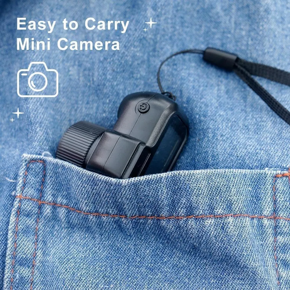Keychain Camera, World's Smallest 1080P Hd Mini Camera llavero,Keychain Photo/Video Camera, Retro Portable Mini100 Mins Battery Life, for Students, Kids (128)