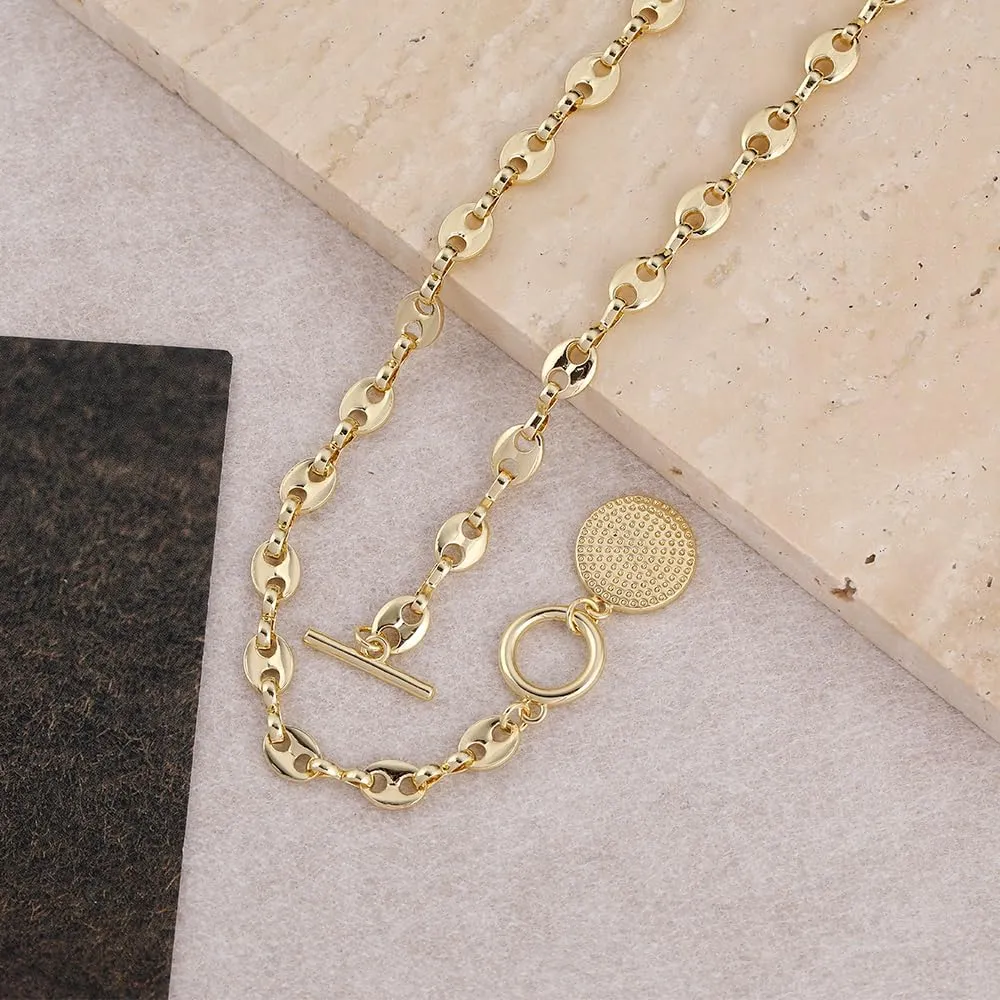 Layered Necklaces Set for Women, Dainty 14K Gold/Sterling Silver Plated Pendant Necklace Gold Chunky/Long Chain Stack Necklace Jewelry Gift for Women Trendy