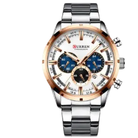 Men Waterproof Military Stainless Steel Wrist Watch