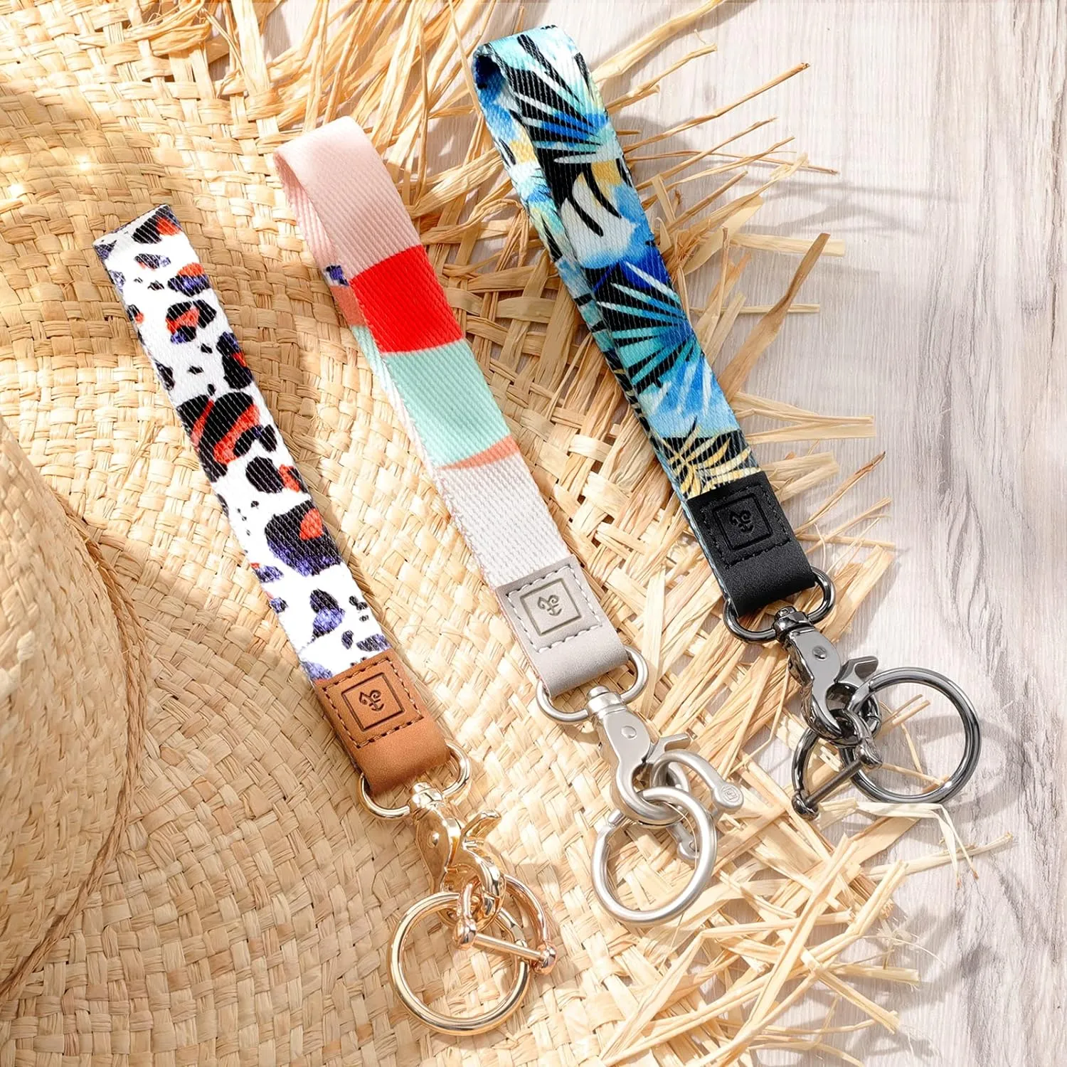 MNGARISTA Hand Wrist Lanyard Key Chain, Cool Keychain Wristlet, Wristlet Strap with Car Keychain, Phyllis