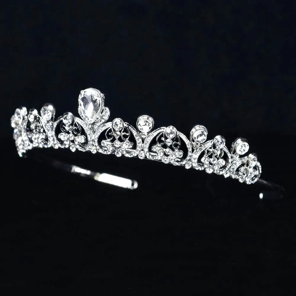 "Hadley" - Rhinestone Wedding Tiara