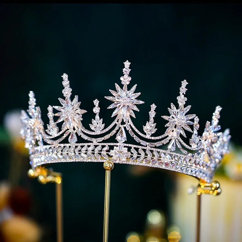 "Ludmila" - Cubic Zirconia Bridal Tiara