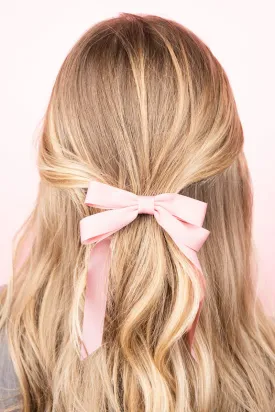 SALE! The Brielle Pink Hair Bow Barrette