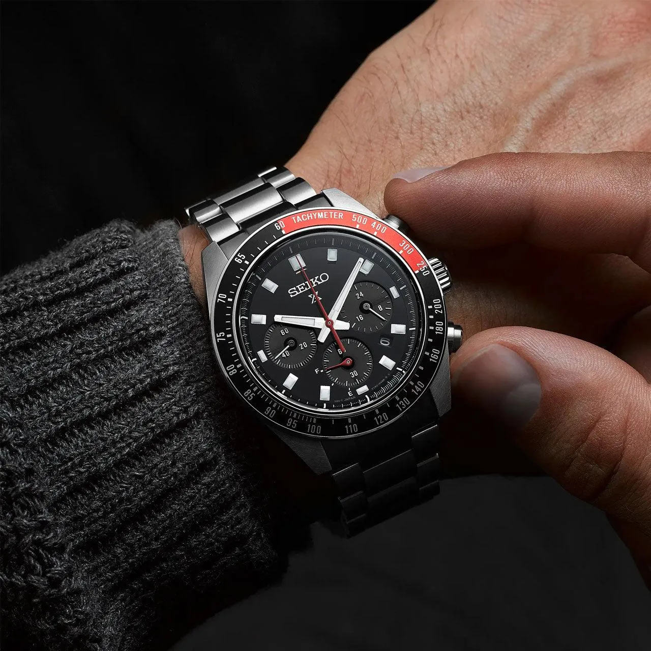 Seiko - SSC915P Prospex Speedtimer ‘Go Large’ Solar Chronograph Watch