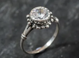 Solitaire Diamond Ring - Diamond Promise Ring, Bridal Diamond Ring