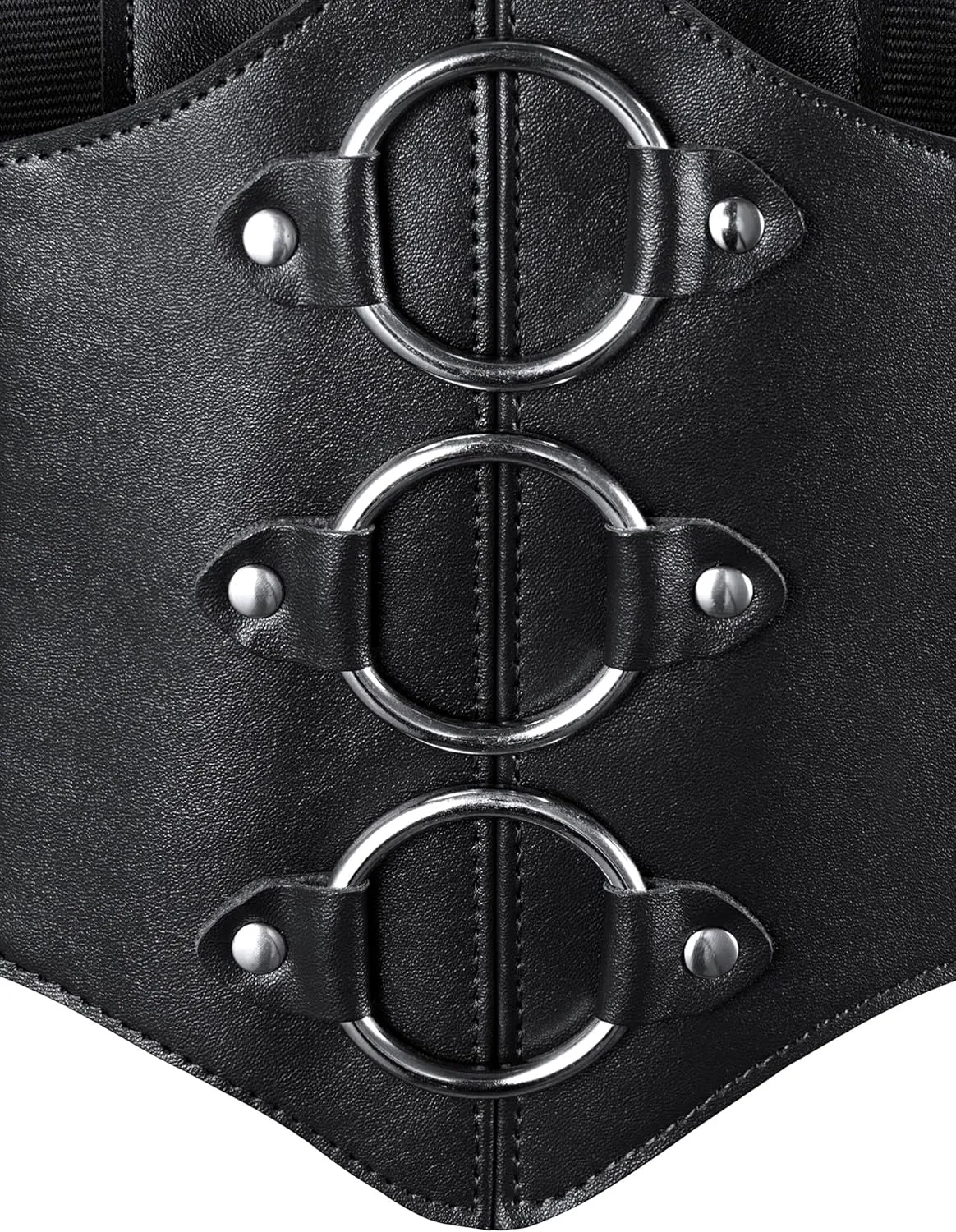 Women's Medieval Renaissance Lace-Up Tied Belt Elastic Steampunk Corset Belts Halloween Cospaly Costume Accessories